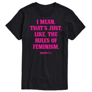 Men's - Mean Girls - Rules Of Feminism Short Sleeve Graphic T-Shirt - 1 of 4
