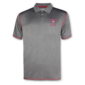 MLB Minnesota Twins Men's Your Team Gray Polo Shirt - 1 of 1