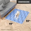 Buddy's Best Washable Dog Pee Pad - Waterproof, Absorbent, + Grooming Glove - 3 of 4