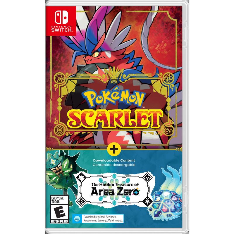 Pokemon Scarlet + The Hidden Treasure of Area Zero DLC Bundle - Nintendo Switch, 1 of 9