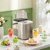 Costway Countertop Ice Maker Portable Ice Making Machine 6-13 Mins 9 Ice 26.5 lbs/24 Hrs Black/Silver - 2 of 4
