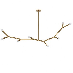 Dainolite Morgan 8 - Light Pendant in  Aged Brass - 1 of 1