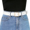 Allegra K Women Pin Buckle Belt Soft Wide Waist Belt Casual Dresses Jeans Pants 1 Pc - 4 of 4
