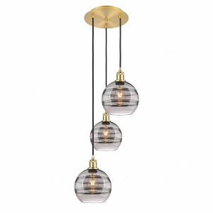Rochester - 3 Light Cord Hung Multi Pendant In Industrial Style-30.38 Inches Tall and 14.5 Inches Wide - 1 of 1