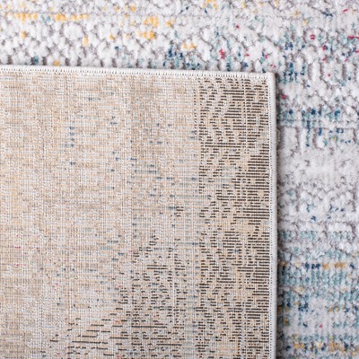 Elegant Floral Noir 8' x 10' Hand-Knotted Synthetic Area Rug