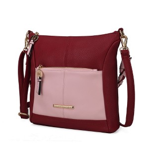 MKF Collection Nala Vegan Color-block Leather Women’s Shoulder Bag by Mia K - 1 of 4