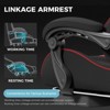 GTPLAYER Fabric Gaming Chair with Footrest and Lumbar Support, Height Adjustable Computer Chair with Headrest - 4 of 4