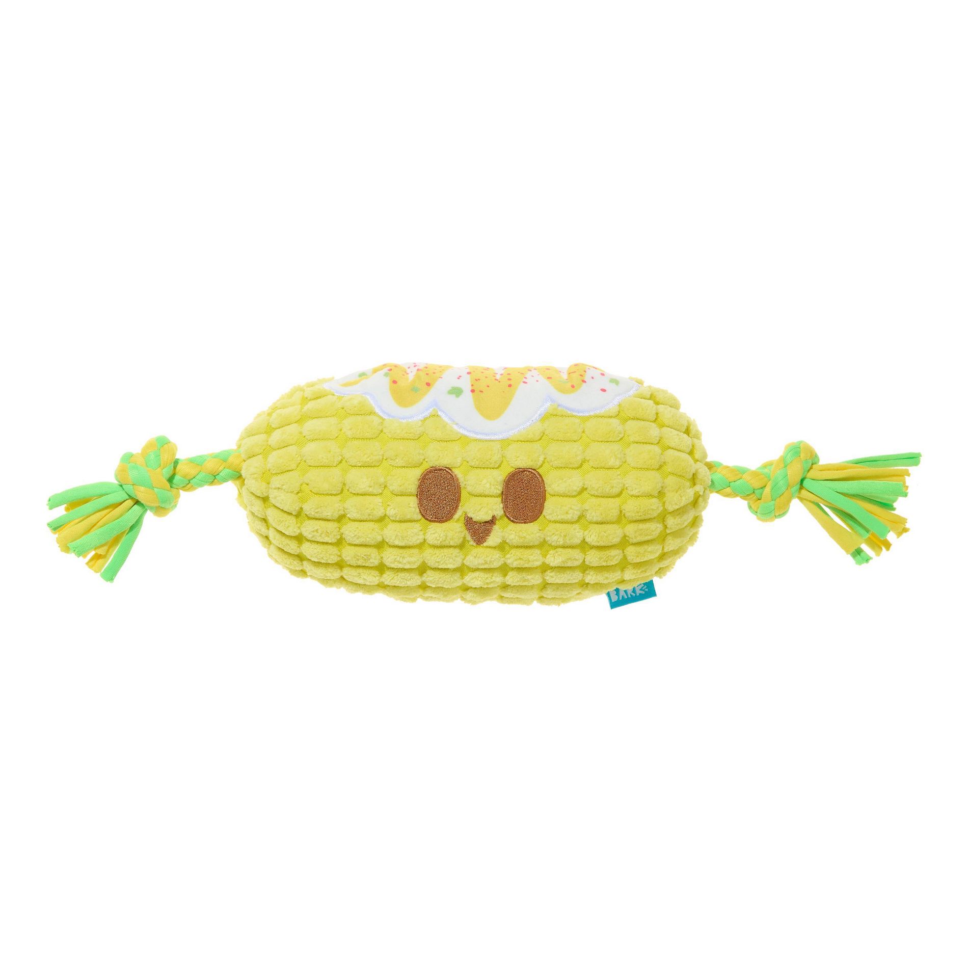 BARK Corn Dog Toy - Corn on the Tug: Medium Breed Size, 0.22 Pounds, Plush Pet Toy