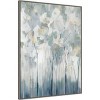 32" x 42" Blue Forest Adventure I by Ian C Framed Canvas Wall Art Print - Amanti Art: Modern Botanical Decor - 2 of 4