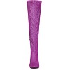 Allegra K Women's Glitter Pointed Toe Stiletto Heel Over the Knee High Boots - 3 of 4