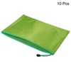 Unique Bargains Waterproof Cloth Zipper Home Office Travel File Bags 10 Pcs - 3 of 4
