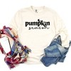 Simply Sage Market Women's Pumpkin Season Cursive Long Sleeve Garment Dyed Tee - image 3 of 4