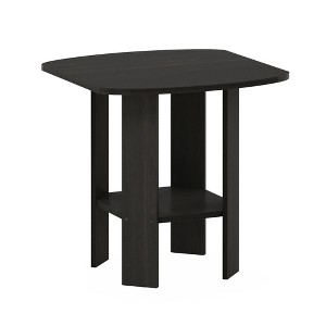Furinno Simple Design End/SideTable, Espresso - 1 of 4