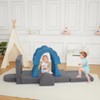 TROPOW 11pcs Modular Kids Play Couch, Children Sectional Sofa Floor Toddler Couch for Kids Creative Play, Convertible Foam Floor Sofa for Playroom - 2 of 4