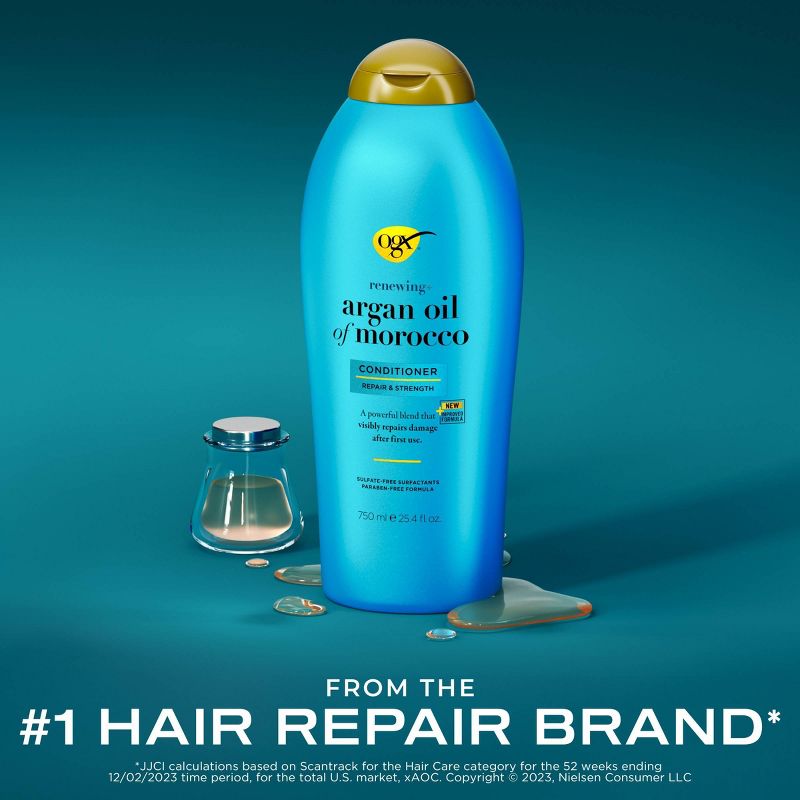 OGX Renewing + Argan Oil of Morocco Hair Soften & Strengthen Conditioner, 4 of 10