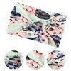 Unique Bargains Women's Printed Wide-side Knotted Headwrap Green Blue White Pink Red 4 Pcs - 2 of 4
