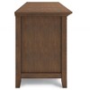 72" Solid Wood Transitional Style TV Media Stand with Cord Management, Adjustable Shelves and Metal Drawer Glides for Living Room - 3 of 4