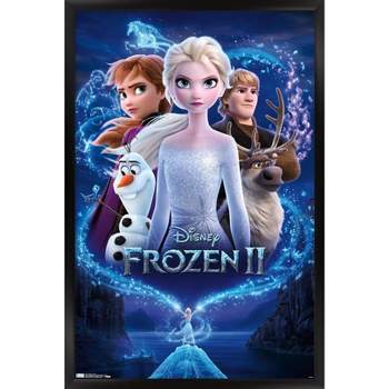 Trends International Disney Pixar Frozen 2 - Key Art Framed Wall Poster Prints