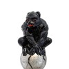 Morawski 17 Inch Black Gargoyle Tree Topper Glass Glitter Finial 19551Halloween 17.0 Inch Black Gargoyle Tree Topper Halloween Finial After Life Tree - 3 of 4