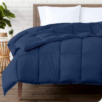 Goose Down Alternative Dark Blue King/Cal King Comforter Duvet Insert by Bare Home