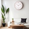 Unique Bargains Plastic Modern Battery Powered Silent Non-Ticking Wall Clock 12 Inches - 3 of 4