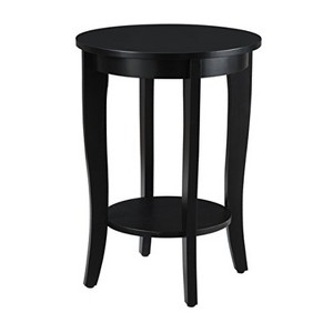 HomeStock Belmont Flip Top End Table with Concealed Storage Compartment, Straight Legs and Sleek Narrow Design for Any Living Room - 1 of 4