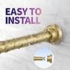 Attop Drill-Free Tension Shower Curtain Rod, 1-Inch Non-Slip Rustproof, Adjustable 28-74 Inch - 4 of 4