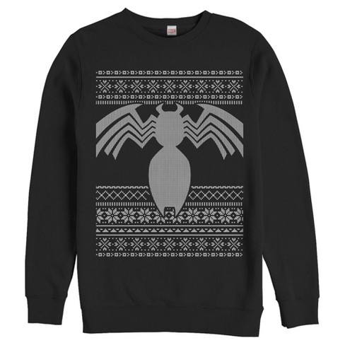Men's Marvel Ugly Christmas Venom Sweatshirt : Target