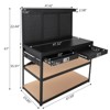 Garvee 48 inch Work Table with Drawer, Heavy Duty Workbench W/Power Outlet for Garage, Warehouse, Black - 2 of 4