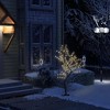 vidaXL Artificial Christmas Tree - 4ft Cherry Blossom Design with 128 Warm White LED Lights, Indoor & Outdoor Use - 2 of 4