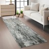 Modern Abstract Area Rug Machine Washable Non Slip Stain Resistant Pet Friendly Perfect for Living Room Bedroom Kitchen - 2 of 4