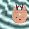 Carter's Just One You® Baby 2pc Christmas Striped Reindeer Top and Bottom Set - Green - 3 of 4
