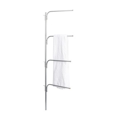 Chrome Wall Mounted Hinge-It Towel Bar with Swivel Arms