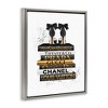 Stupell Industries Black Gold White Glam Bookstack, 25" x 31" - 3 of 4