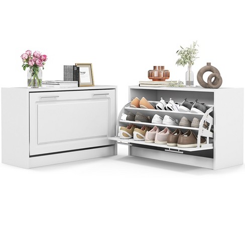 White discount hallway cabinet