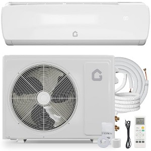 Garvee 12000 BTU Ductless Mini Split Air Conditioner and Heat Pump,3-in-1 All-in-One Cooling Heating and Dehumidifier,10ft Pre-Charged Line Set - 1 of 4