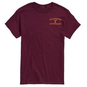 Men's - Yellowstone - Yellowstone Y Dutton Ranch Logo Short Sleeve Graphic T-Shirt - 1 of 4