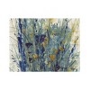 Trademark Fine Art - Tim Otoole 'Indigo Floral Ii' Wood Slat Art - 2 of 4