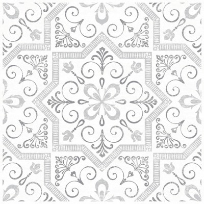 Photo 1 of ConTact DecoSquares 1box of 6 bags with 6 pieces each Adhesive Tiles - Geo Tile Euro Tile Gray 
6-12 in x 12 in 