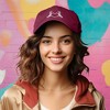 Dalix Heart of Bones Embroidered Cotton Dad Hat Adjustable Baseball Cap Womens - 3 of 4