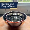 Kings County Tools 3 Piece Copper Mixing Bowl Set - 2 of 4