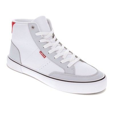 Levi's Mens Munro Mid Vegan Leather Casual Lace Up Sneaker Shoe