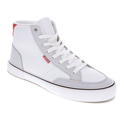 All white levis store shoes