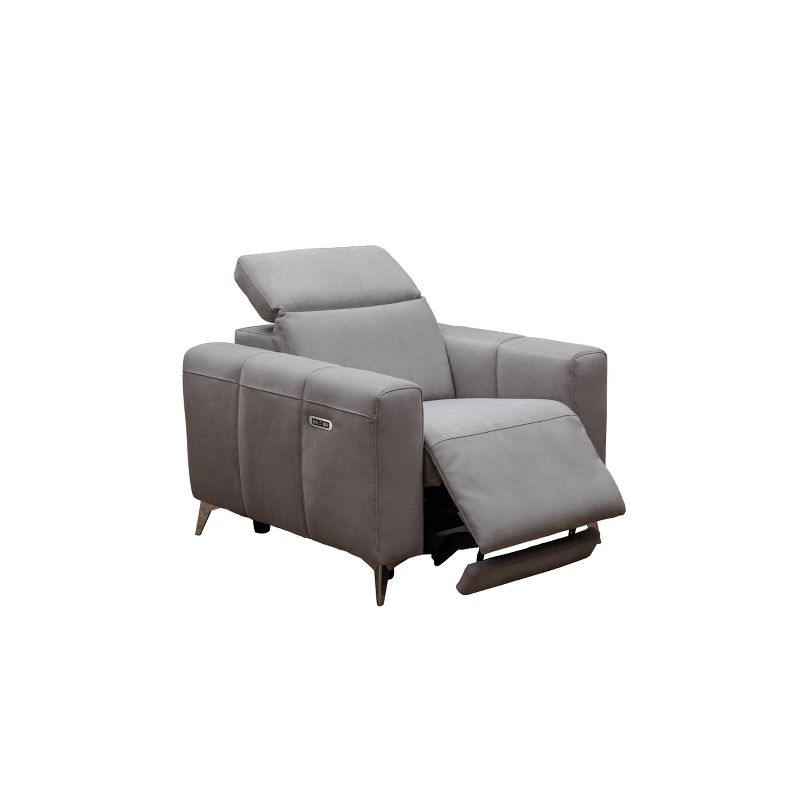 Archer Fabric Power Recliner with Power Headrest Chair Gray - Abbyson Living, 3 of 6