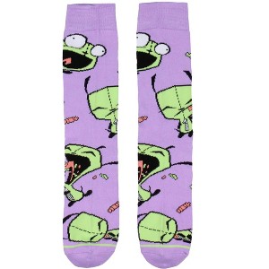 Invader Zim Gir Grr Space Athletic Mid-Calf Crew Socks For Men Women 1 Pair - 1 of 4