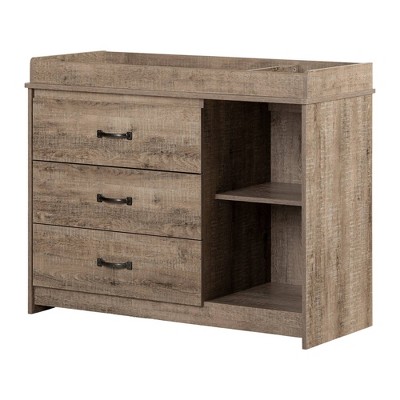South Shore Tassio Changing Table - Weathered Oak