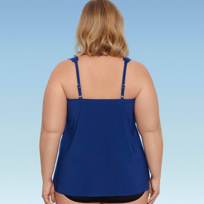 women's plus size swimsuit tops