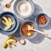 5pc Earthenware Ceramic Mixing Bowl Set - Figmint™ - 2 of 3