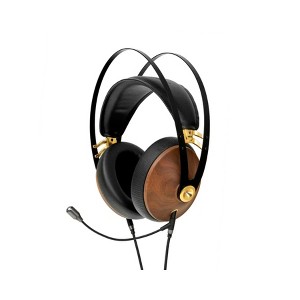 Meze Audio 99 Classic Headphones With Boom Mic - Walnut Gold - 1 of 3