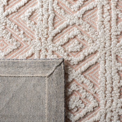Elegance Trace 8' x 10' Hand-Tufted Wool & Viscose Beige and Pink Rug
